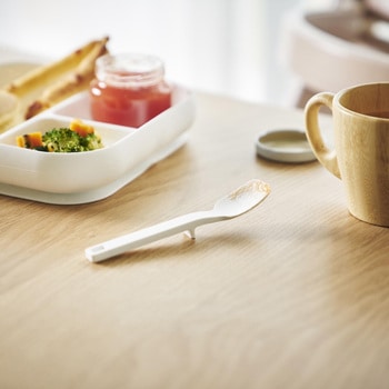 シリコーンスプーン タワー S ホワイト - 山崎実業