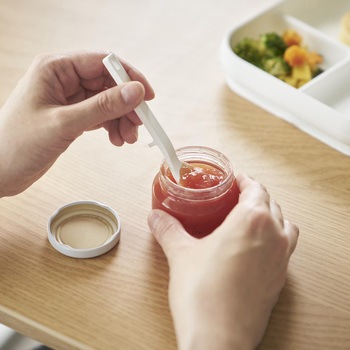 シリコーンスプーン タワー S ホワイト - 山崎実業