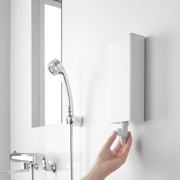 マグネットバスルーム詰め替えパウチディスペンサー収納ホルダー タワー L ホワイト - 山崎実業