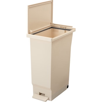 フタの開く向きを変えられるパッキン付きペダルペール45L 平和工業