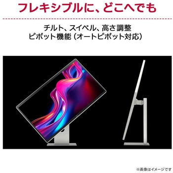 31.5インチ4Kスマートモニター(3840x2160/WebOS/ワイヤレス対応/IPS/HDMIx2/TypeC(PD65W)/スピーカー/高さ調整/スイベル/ピボット/ホワイト筐体/3年保証) - LG