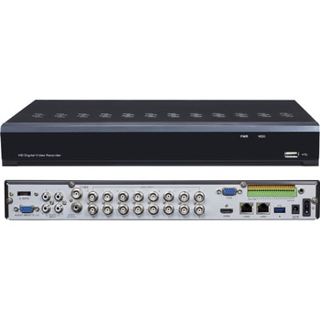 アナログ(CVBS/AHD/HD-TVI/HD-CVI)+IPカメラ用 ハイブリッドビデオレコーダー 16チャンネル ティー・アイ・トレーディング