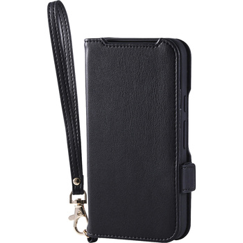 Google Pixel 10/10 Pro ケース 手帳型 マグネット 衝撃吸収 ワイヤレス充電可 ハンドストラップ付 エレコム