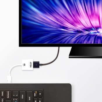 DisplayPort→HDMIコンバーター(アクティブタイプ、4K60p対応) - ATEN
