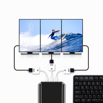 DisplayPort→HDMIコンバーター(アクティブタイプ、4K60p対応) - ATEN