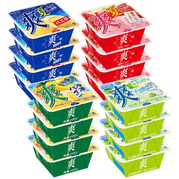 [冷凍][アイス]ロッテ 爽食べ比べ4種セット(各4個) ロッテ