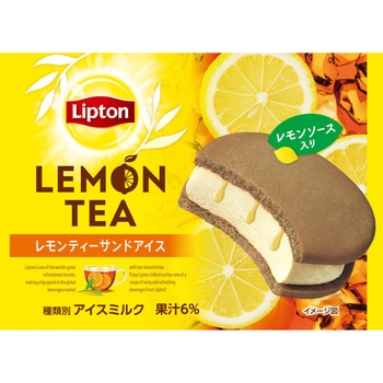 [冷凍]リプトンレモンティーサンドアイス - 森永乳業