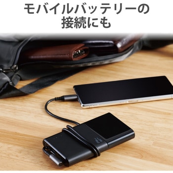 USBケーブル C-C Type-Cケーブル 3A出力 PD対応 L字コネクタ ブラック エレコム