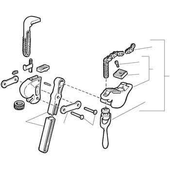 RIDGID E-1583-X チェーンアッセン F/S-4A.S-6A 32180-