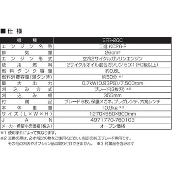 手押し式エンジン草刈機 工進