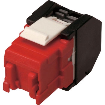 VOL-OCK5E-U-R RJ45モジュラージャック ツールレスタイプ Cat5e 1個