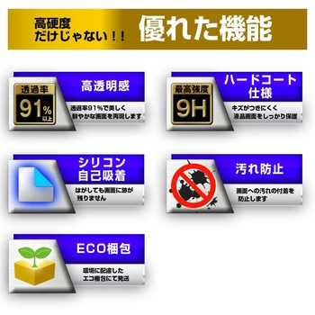液晶保護フィルム カーナビ   ベンツ GLC X253 ベンツ C クラス W205 ナビ 8.4 インチ 高硬度9H メディアフューチャー