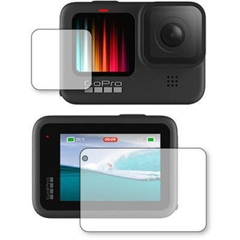 液晶保護フィルム GoPro Hero11 Black / Hero10 Black / Hero9 Black メイン・サブ 高硬度9H ブルーライトカット 互換品 メディアカバーマーケット