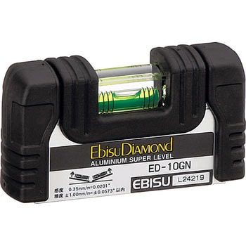 ED-10GN Gレベル 土木用 エビス(水平器) 呼び寸法100mm ED-10GN