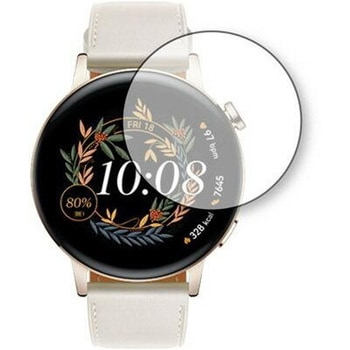 液晶保護フィルム  HUAWEI WATCH GT 3  ケースサイズ 42mm 高硬度9H メディアフューチャー