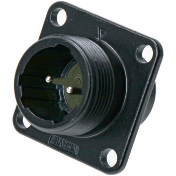 SANWA 防水コネクタ SNW-16 2極 フロントマウント用 SANWA