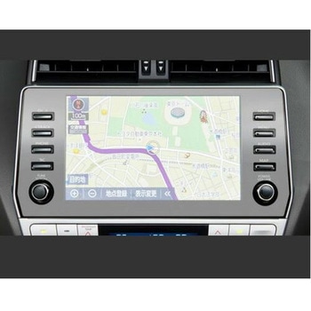 液晶保護フィルム カーナビ  トヨタ プラド 150 系 後期 メーカーオプションナビ 9インチ 指紋防止 メディアフューチャー