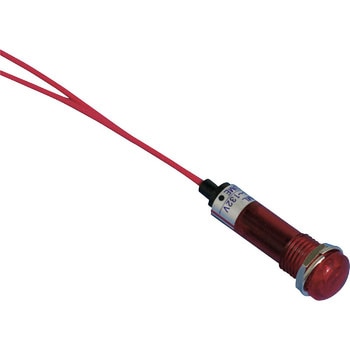 サカズメ LED表示灯 DA-10ML (AC/DC100V接続) Φ10 赤 坂詰製作所
