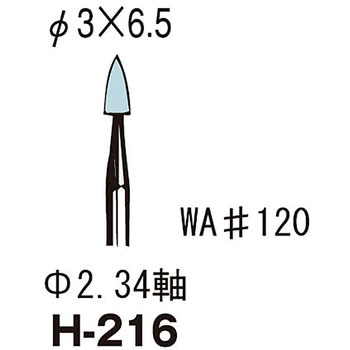 軸付砥石 サンフレックス