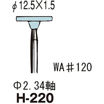 軸付砥石 サンフレックス