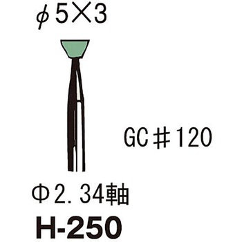 軸付砥石 サンフレックス