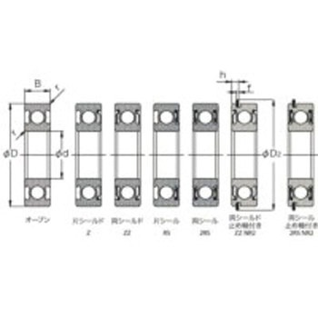 SUS440Cベアリング SMT(南海精工所)