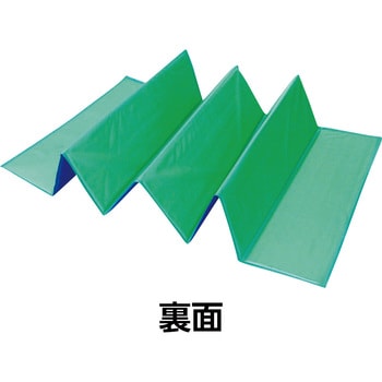 111 ワニ印 折り畳み式養生材 忍者N 5mm厚 700×1850 ブルー/グリーン 1
