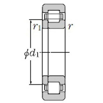円筒ころ軸受 NUP200形 NTN(エヌティーエヌ)
