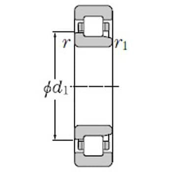 NJ207EAT2X 円筒ころ軸受 NJ200形 1個 エヌティーエヌ(NTN) 【通販