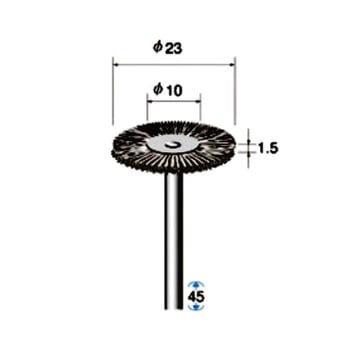 耐熱ナイロンブラシ 5本入 NSK(ナカニシ)