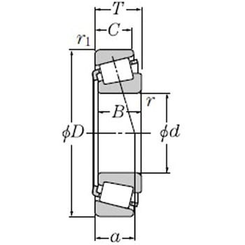 円すいころ軸受 33100形 NTN(エヌティーエヌ)
