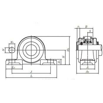 トリプルシール付UC形ユニット 円筒穴形止ねじ式 UCP2形 NTN(エヌティーエヌ)