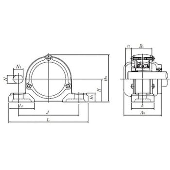 鋳鉄製ピロー形/テーパ穴形アダプタ式 UKP形 NTN(エヌティーエヌ)