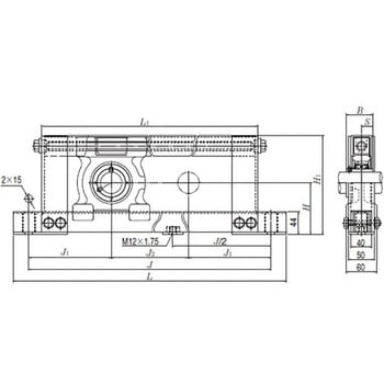 軽溝形鋼製フレーム/円筒穴形止ねじ式 UCL形 NTN(エヌティーエヌ)