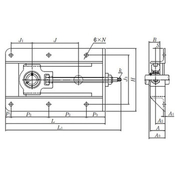 山形鋼製フレーム/円筒穴形止ねじ式 UCT形 NTN(エヌティーエヌ)