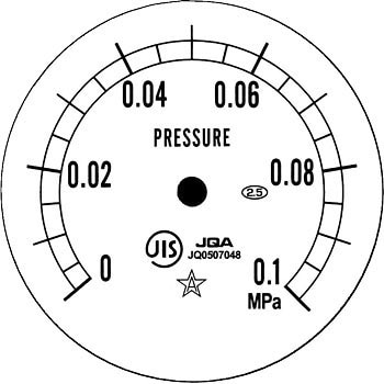 汎用圧力計(スターゲージ) Φ60