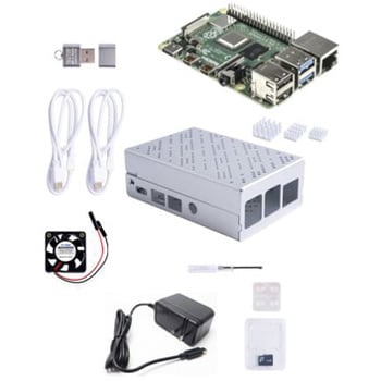 PC/タブレットRaspberry Pi 4 4GB RS OKDO 製 本体+ケース