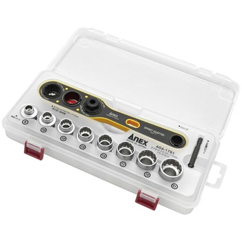 オフセットアダプター17mmソケットセット ANEX
