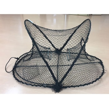 MDK-200 カニ網(小判型) あみのエーワン 寸法80×38×49cm MDK-200