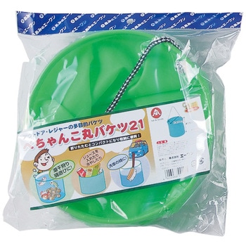 ぺちゃんこ丸バケツ21 5個組 あみのエーワン