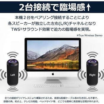 防水防塵Bluetoothスピーカー 40s