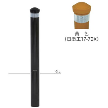 ハイパーボラード スタンダード(コンクリート独立基礎)タイプ 固定式 帝金