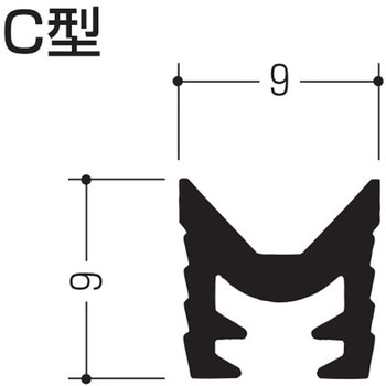 アルミ製 Vレール 9×9 浜国