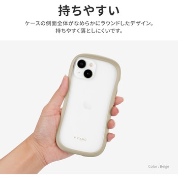 iPhone 15 iPhone14 耐傷・耐衝撃ハイブリッドケース ストラップホール付 TPU LEPLUS NEXT