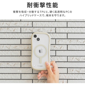 iPhone 15 iPhone14 高速充電対応・耐傷・耐衝撃ハイブリッドケース ストラップホール付 TPU LEPLUS NEXT