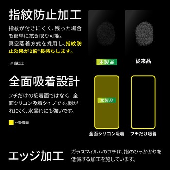 iPhone 15 iPhone 15 Pro ガラスフィルム 反射防止 LEPLUS NEXT