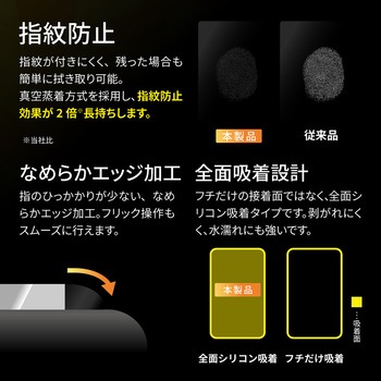 iPhone 15 Pro Max ガラスフィルム 全面保護 超透明 LEPLUS NEXT