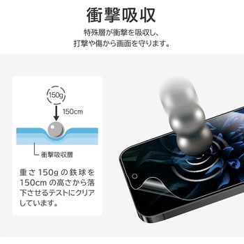 iPhone 15 Pro 保護フィルム ブルーライトカット 指紋防止 - LEPLUS NEXT