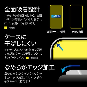 iPhone 15 Pro Max ガラスフィルム ブルーライトカット LEPLUS NEXT