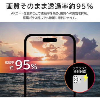 iPhone 15 Pro/iPhone 15 Pro Max レンズ保護ガラス レンズ単体型 LEPLUS NEXT
